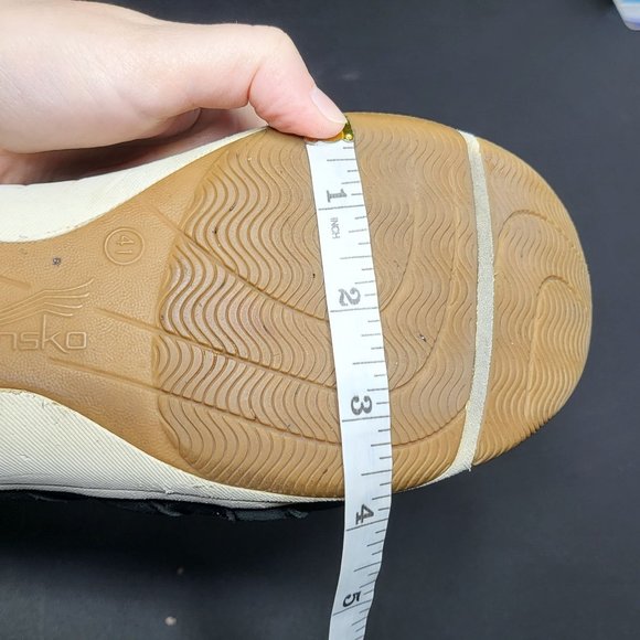 Dansko Womens Black Harlie Sneaker Tennis Shoes Size 41 (10.5-11) Comfort Work - Picture 10 of 11